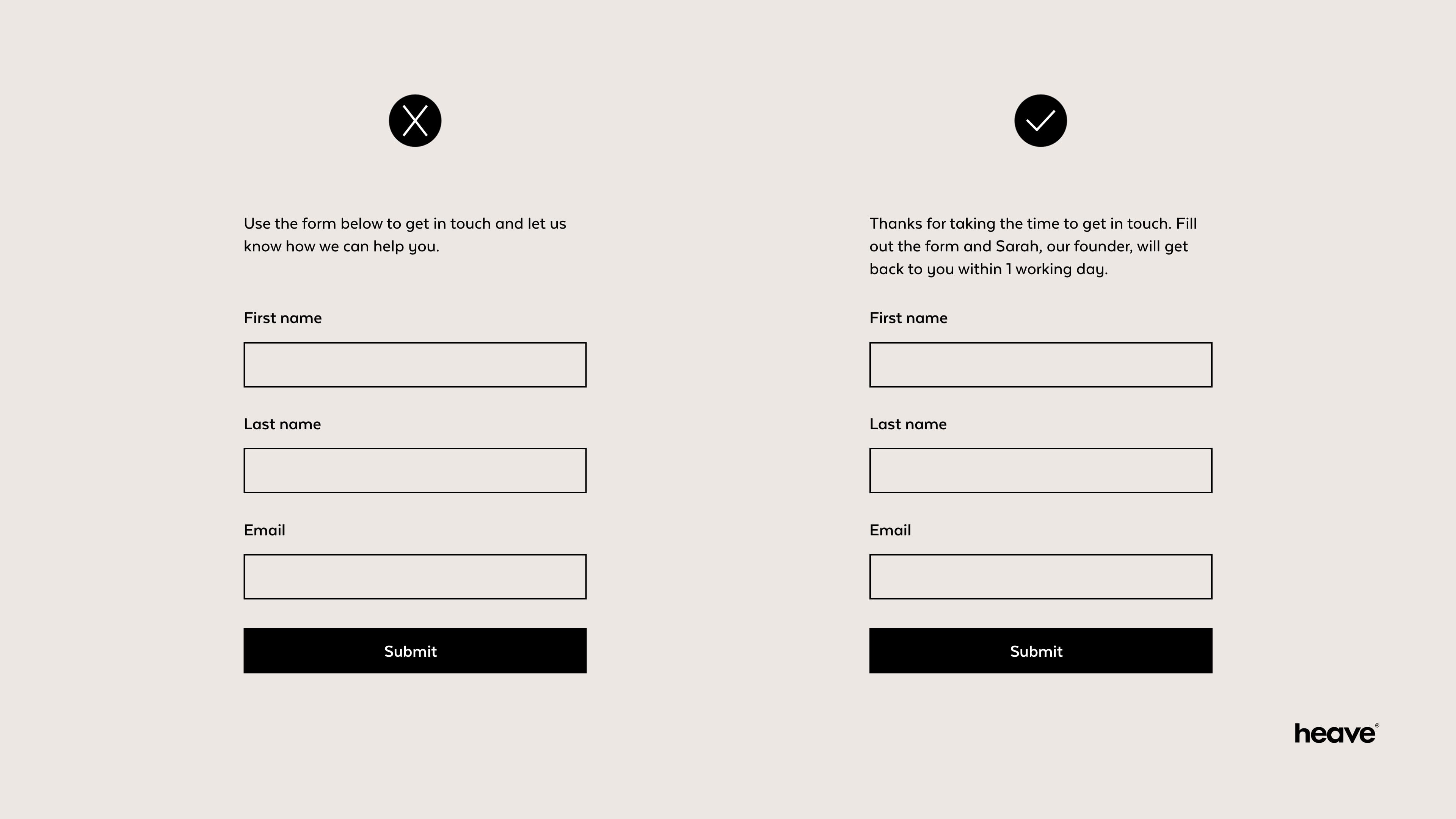 Hoe verwachtingen scheppen met een korte introtekst voor het contactformulier