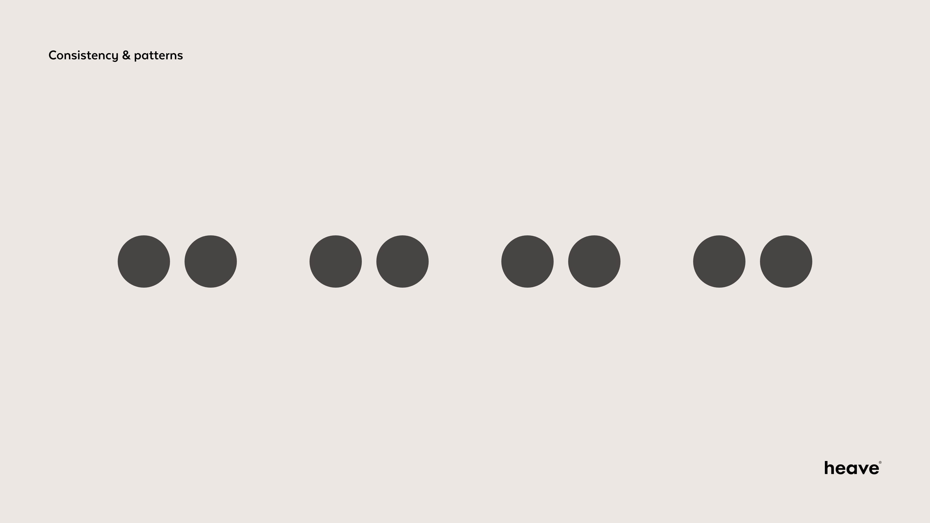 Een voorbeeld van hoe we witruimte interpreteren als een patroon