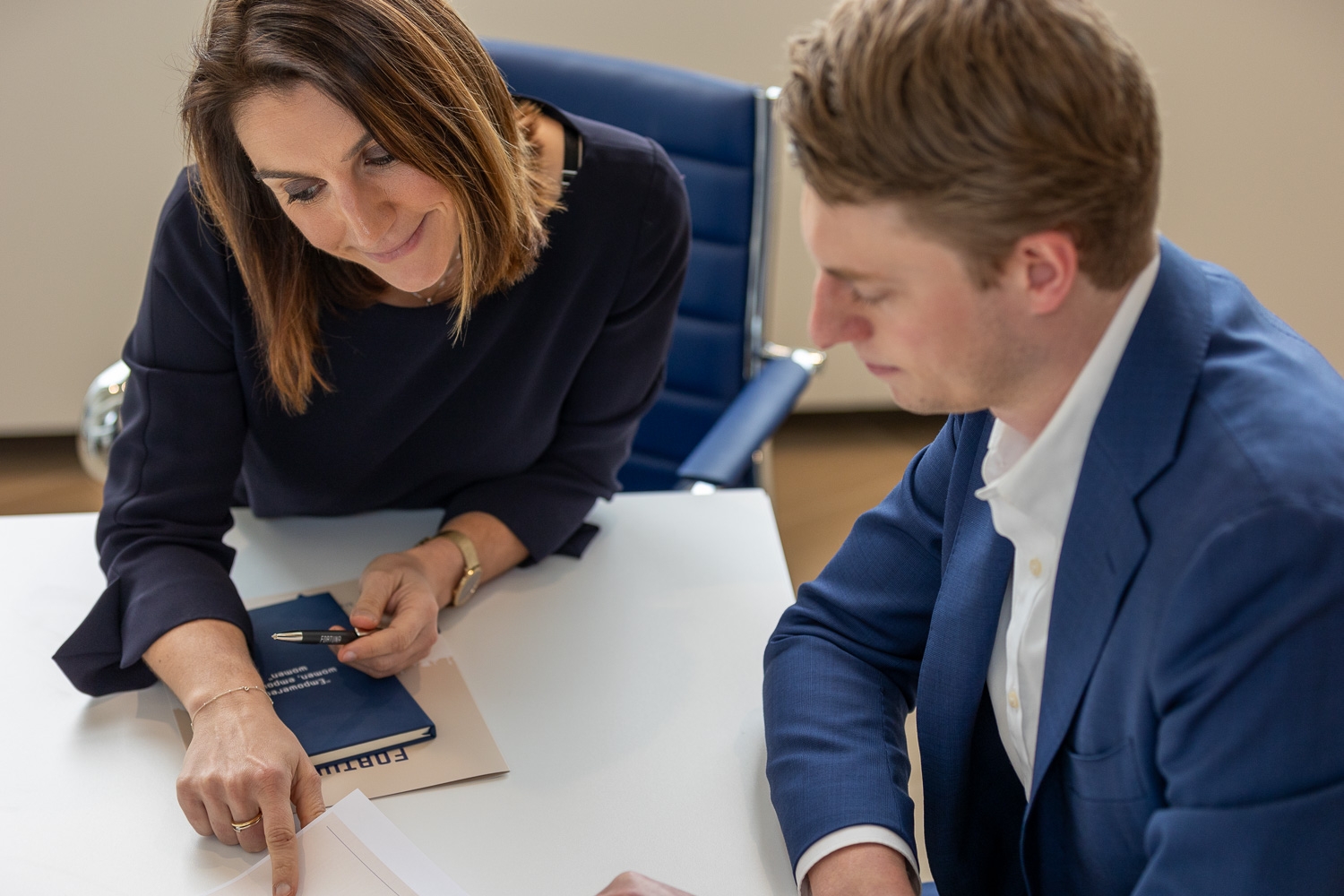 Screenshots van (details van) de website die Fortuna Financial Group liet maken door Heave Webdesign Antwerpen