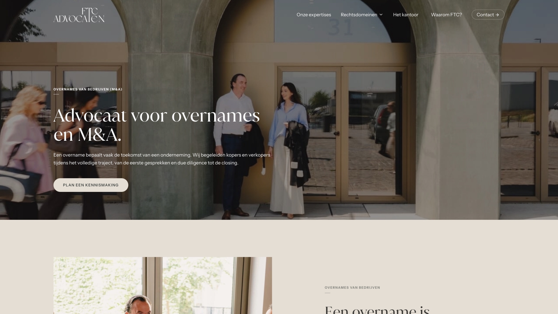 Screenshots van (details van) de Website, SEO & GEO die FTC Advocaten liet maken door Heave Websites & Webapps Antwerpen