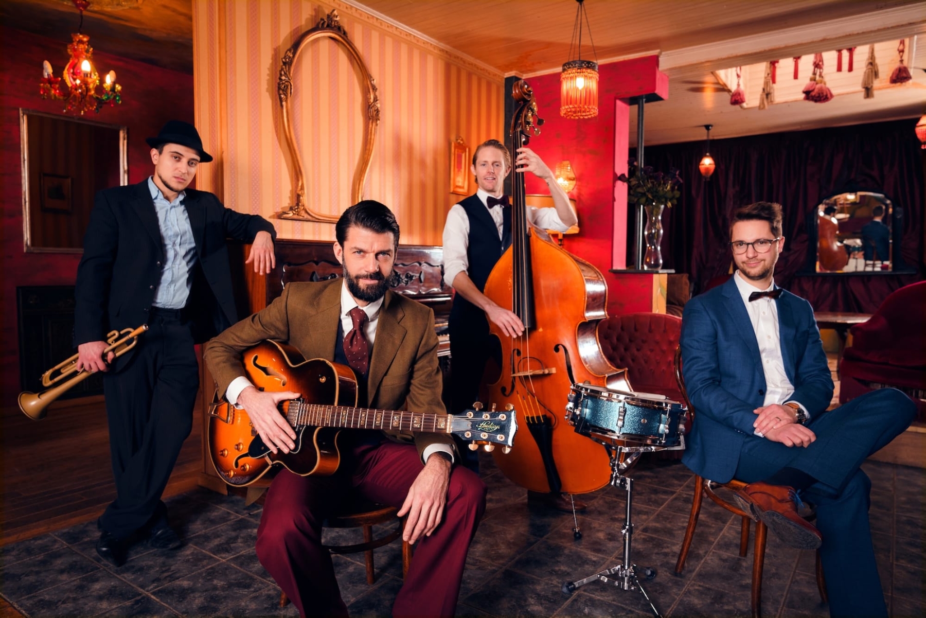 Een sfeerafbeelding van Jazzband boeken die een Website liet maken door Heave Websites & Webapps Antwerpen