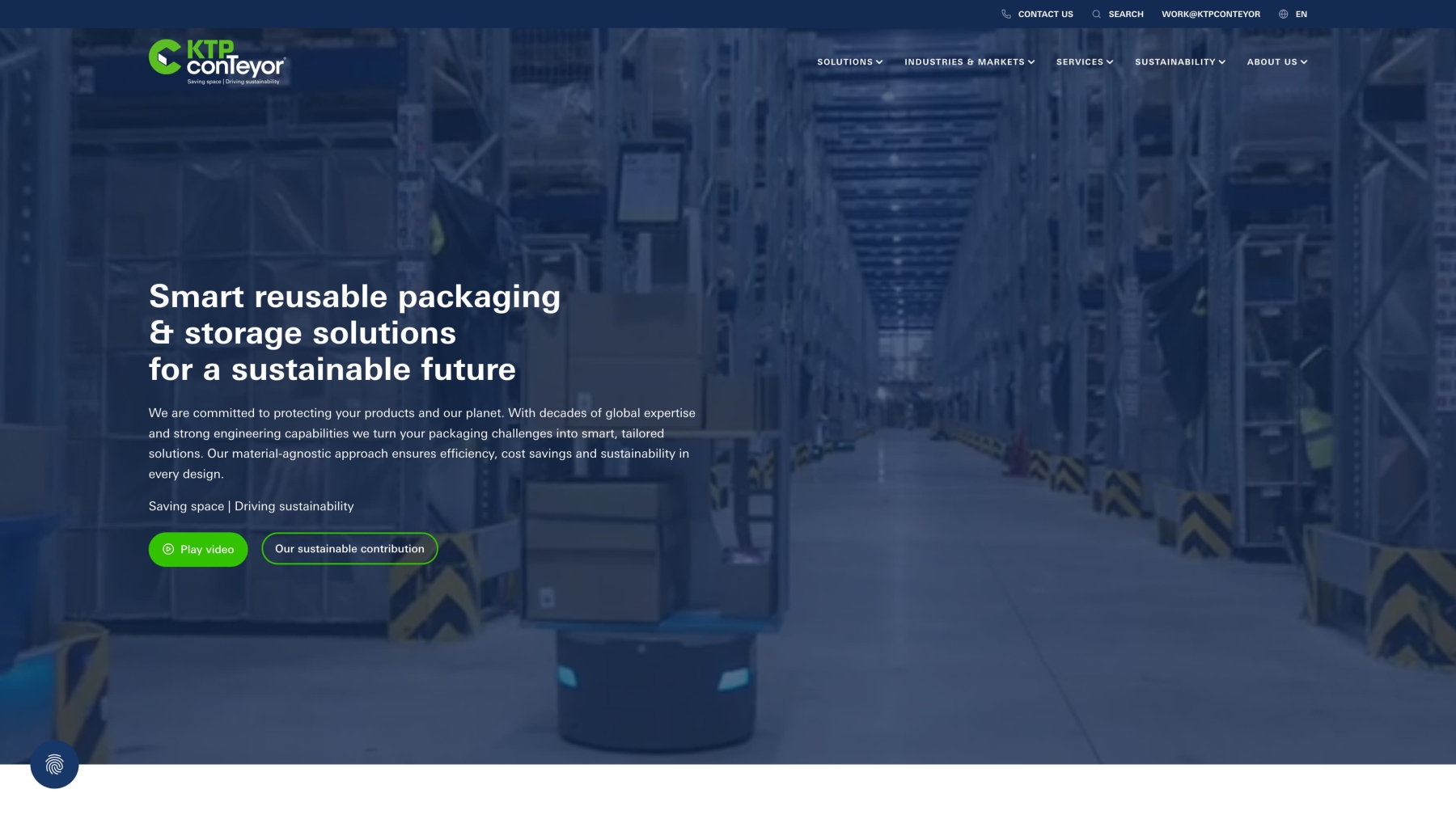 Screenshots of (details of) the website that KTPconTeyor had made by Heave Webdesign Antwerp