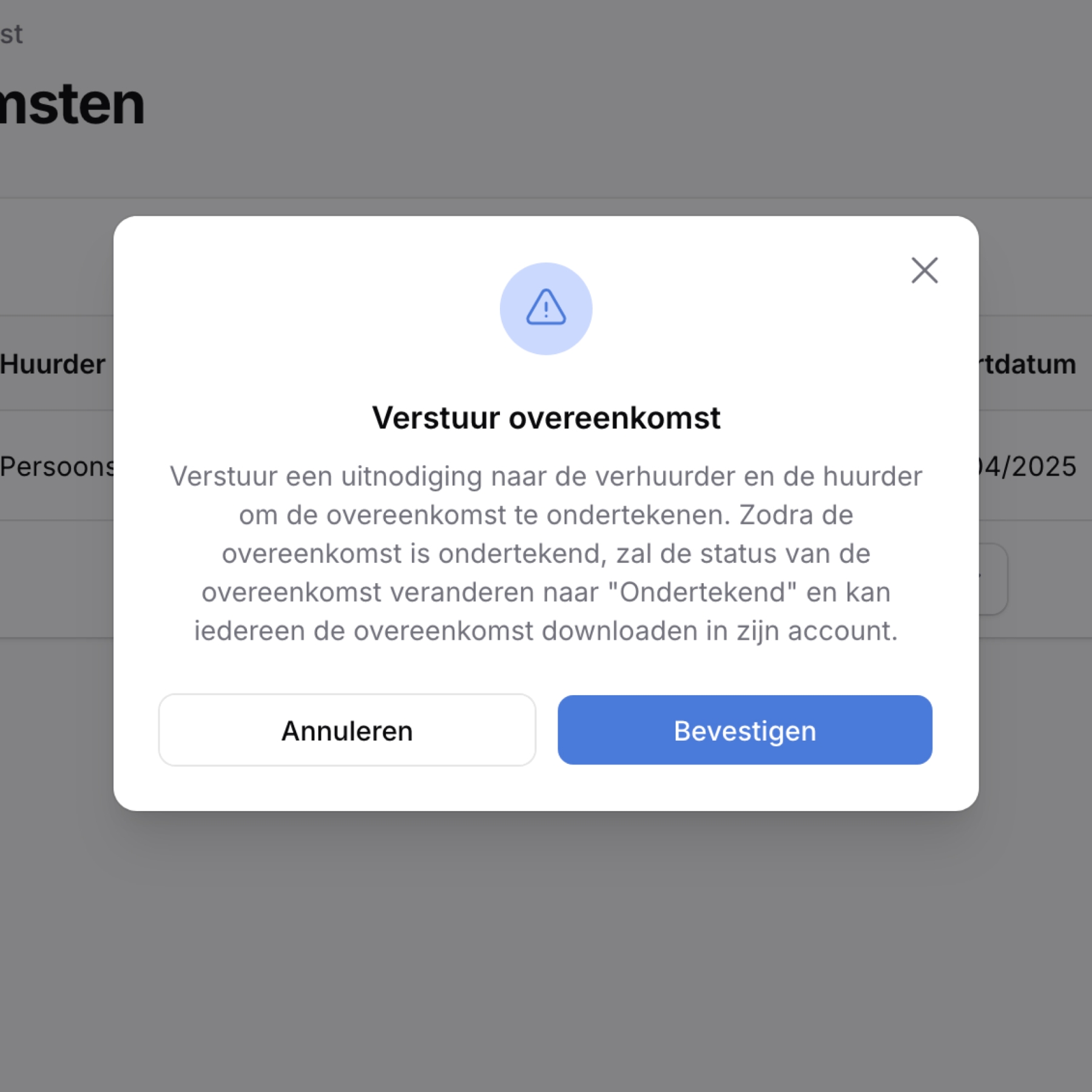Screenshots van (details van) de Webapp die Yome Student Housing liet maken door Heave Websites & Webapps Antwerpen